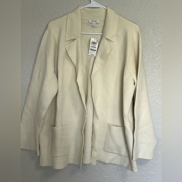 On Running Women's Cream Blazer - Picture 1 of 3